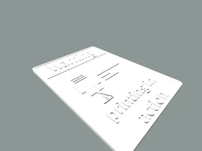 printer sign