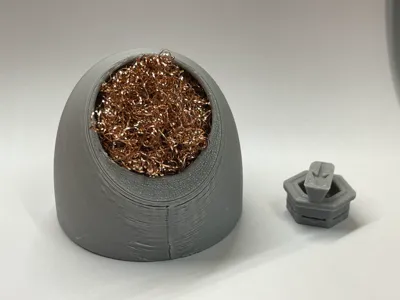 Soldering tip cleaner for HSW