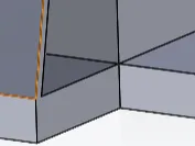 Wall Hinge half
