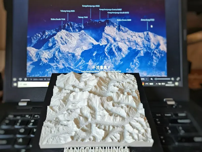 干城章嘉Kanchenjunga，世界第三高峰，雪中五宝，一览众山小