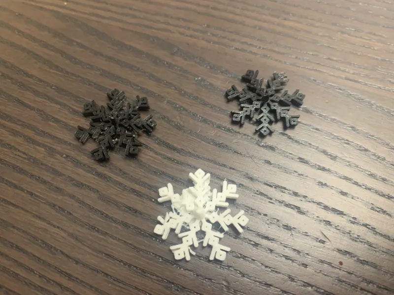snowflake for letter board 