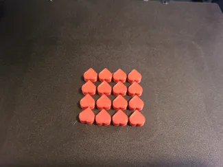 Board Game Hearts / Tokens