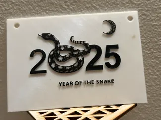 Year of the snake wallart(2025)