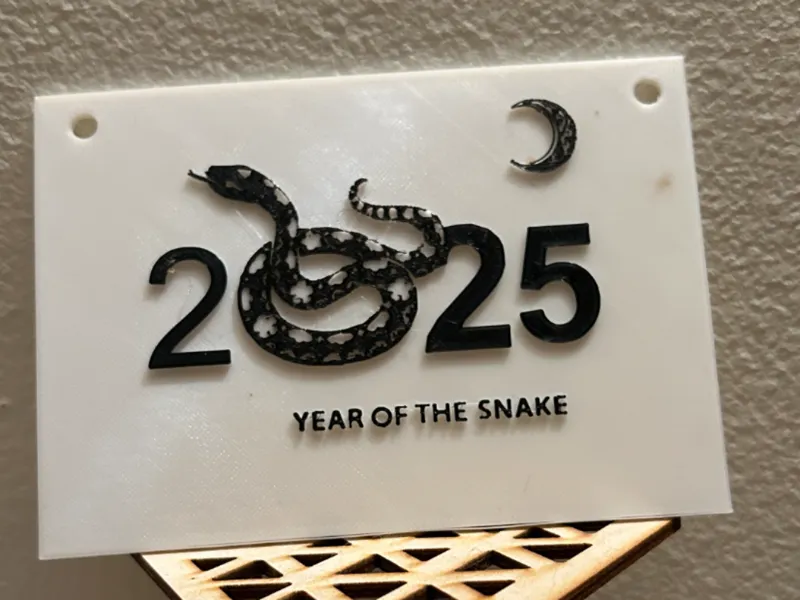 Year of the snake wallart(2025)