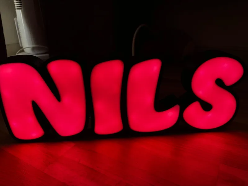 NILS Name Lamp