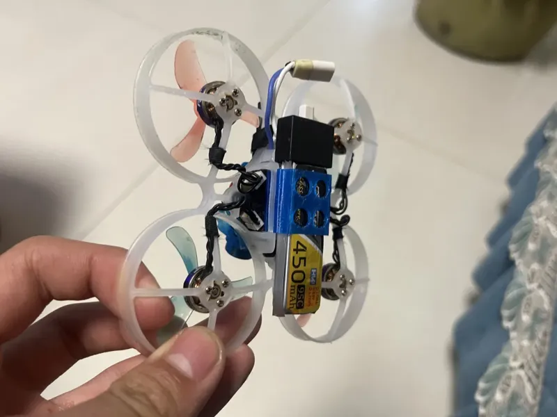 Mobula 7 V4 frame battery holder for 450mah lipo