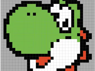 Yoshi Pixel Puzzle / Picture
