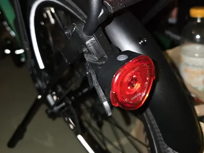 Woom 3/4 tail light rack mount