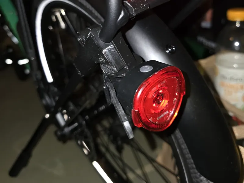 Woom 3/4 tail light rack mount