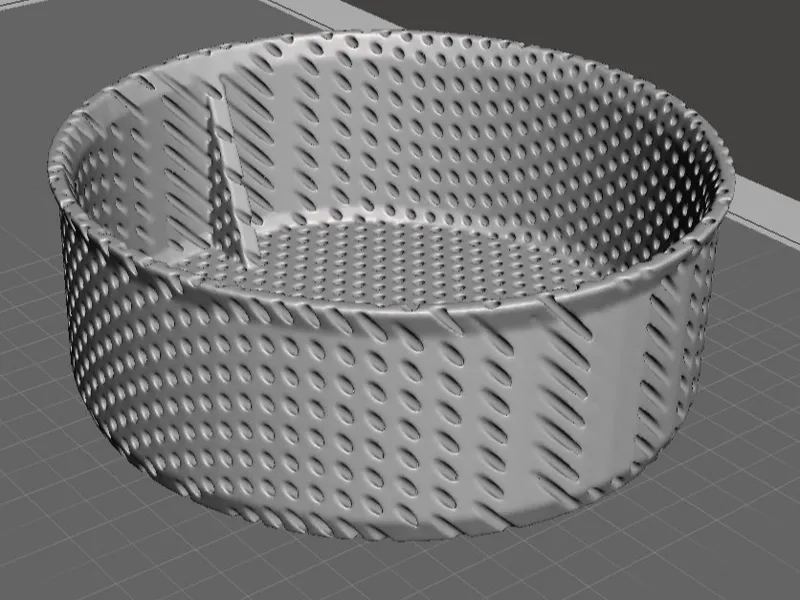 Strainer with holes