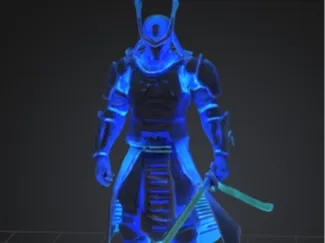 futuristic warrior