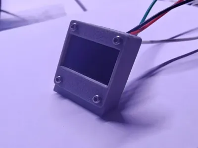 0.96-inch OLED display enclosure