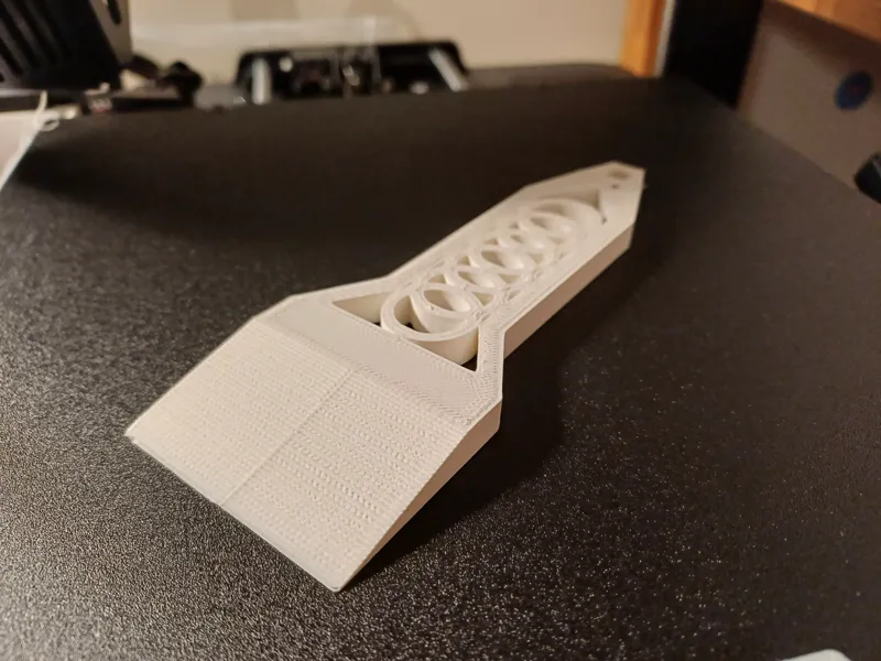 Simple 3d printer bed scraper