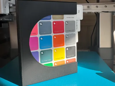 Bambu Lab Filaments Swatchs Organizer