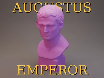 Augustus roman emperor statue
