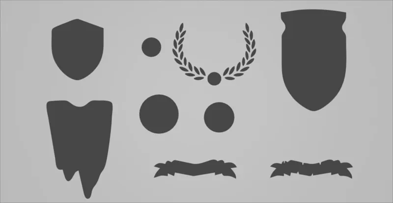Generic Heraldry Airbrush Template