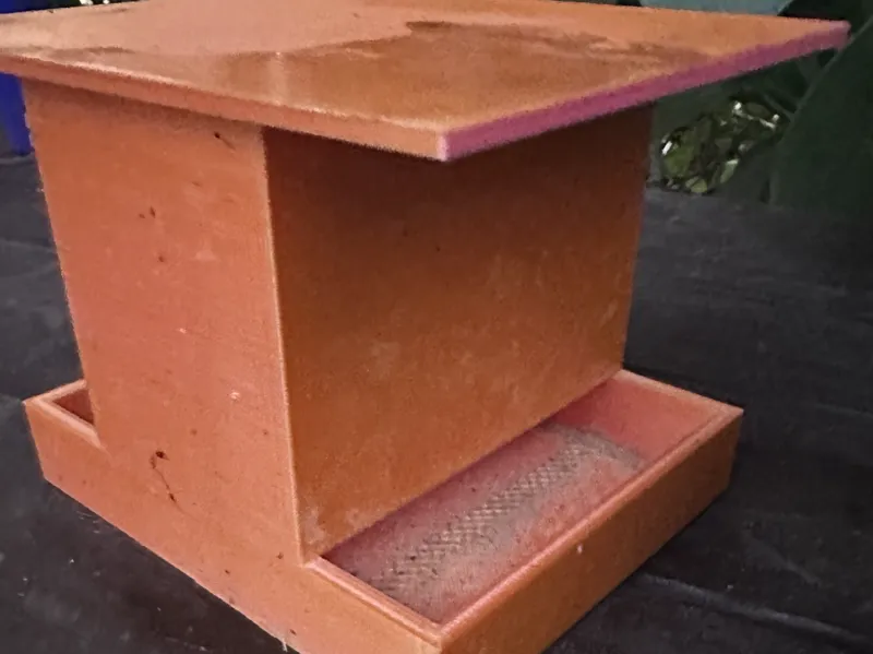 Quail feeder