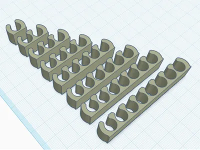 Ethernet Clip set, 1 to 8
