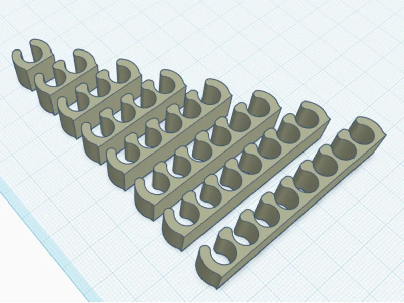 Ethernet Clip set, 1 to 8