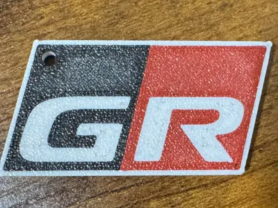 Gazoo Racing Logo Keychain