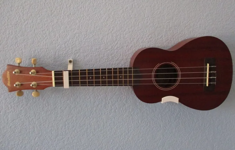 SIDEWAYS Ukulele Wall Hanger/Mount