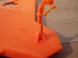 RC plane nose landing gear support