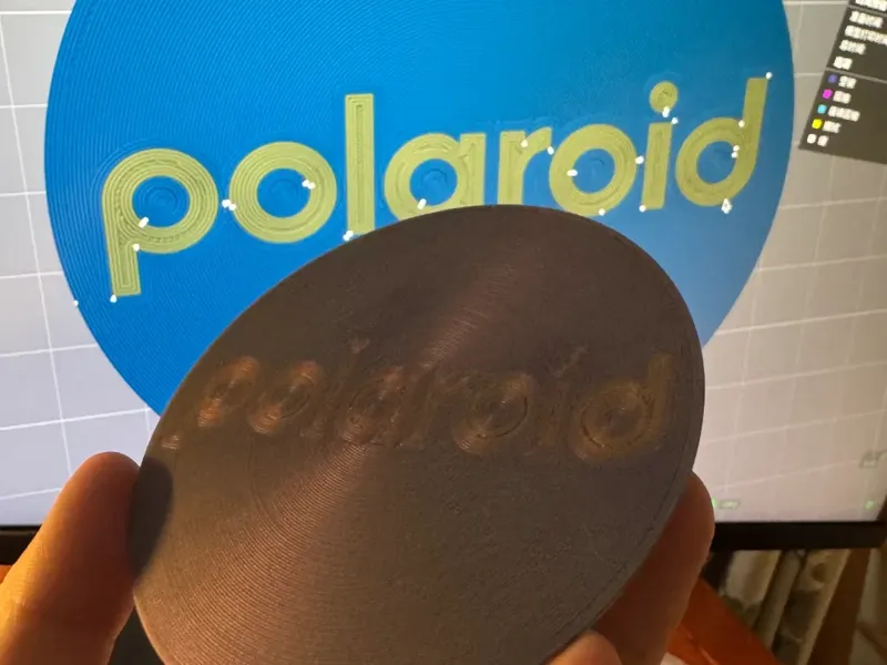 Polaroid 宝丽来Logo杯垫