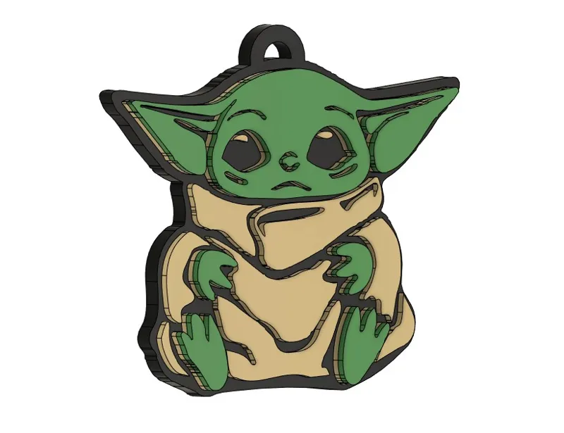 Llavero Baby Yoda