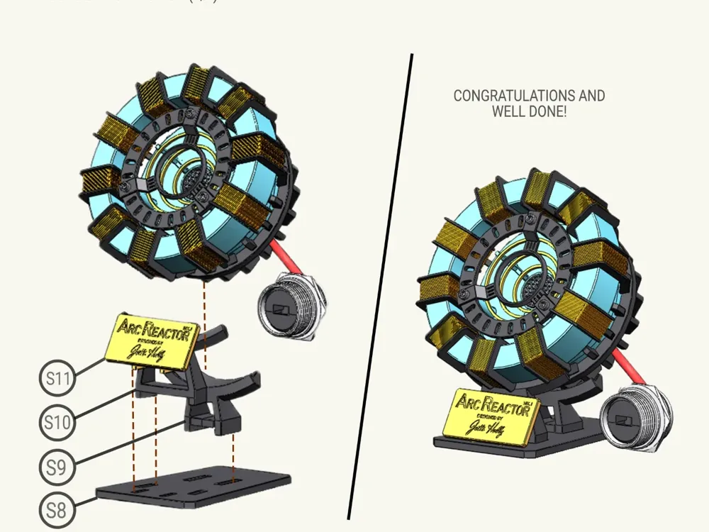 アイアンマン アークリアクター マーク1 作成者： 001 MakerWorld
