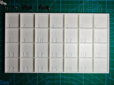 Numbered Screw Parts Tray