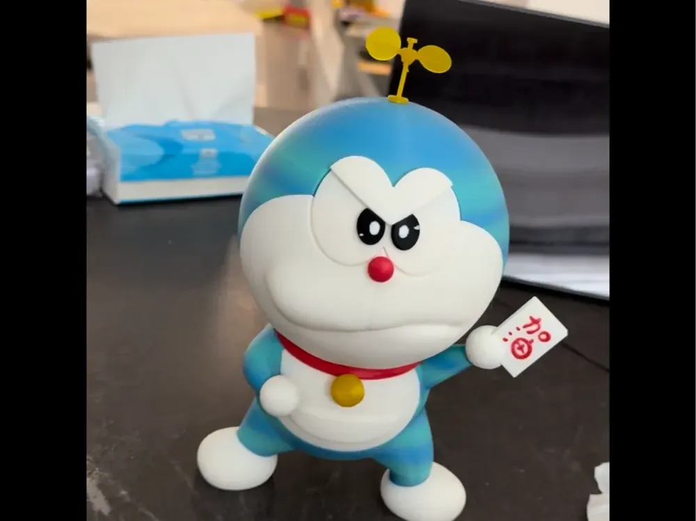 Doraemon is cheering you on, Doraemon加油(pre-separated) - Free 3D