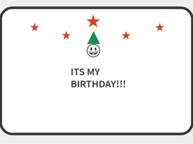 Birthday sign