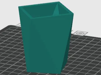 Square glass