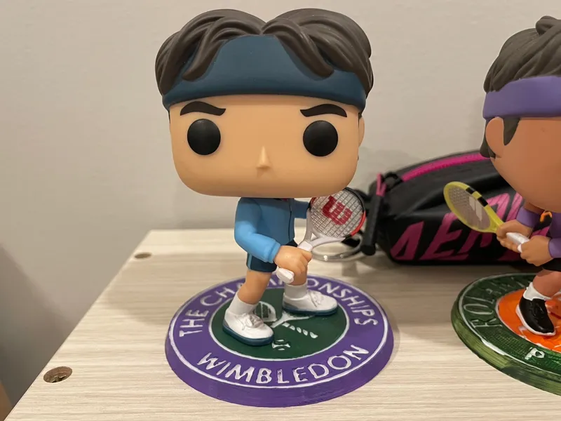Federer Funko Pop Stand