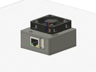 Case Orange Pi Zero with 40x40 mm fan