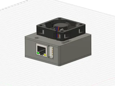 Case Orange Pi Zero with 40x40 mm fan