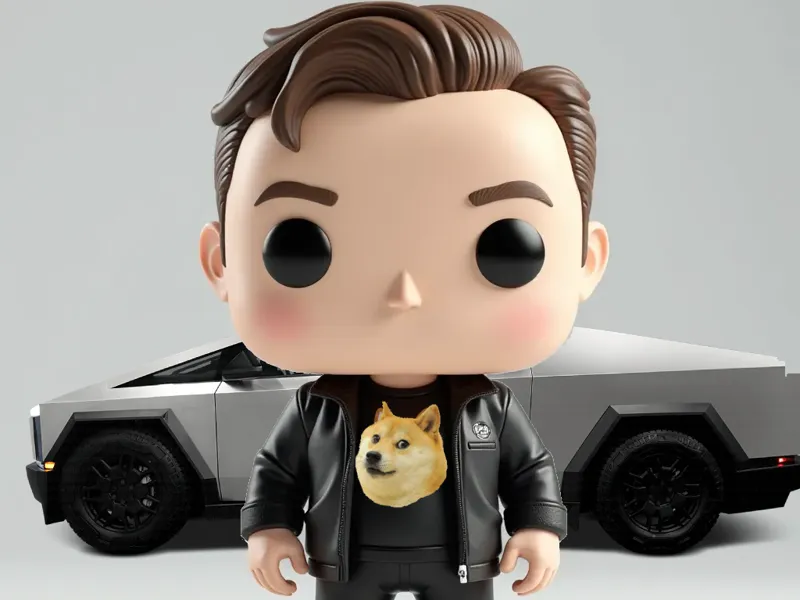 Elon Musk Funko-Style  Doge Shirt (NO Cyber Truck)