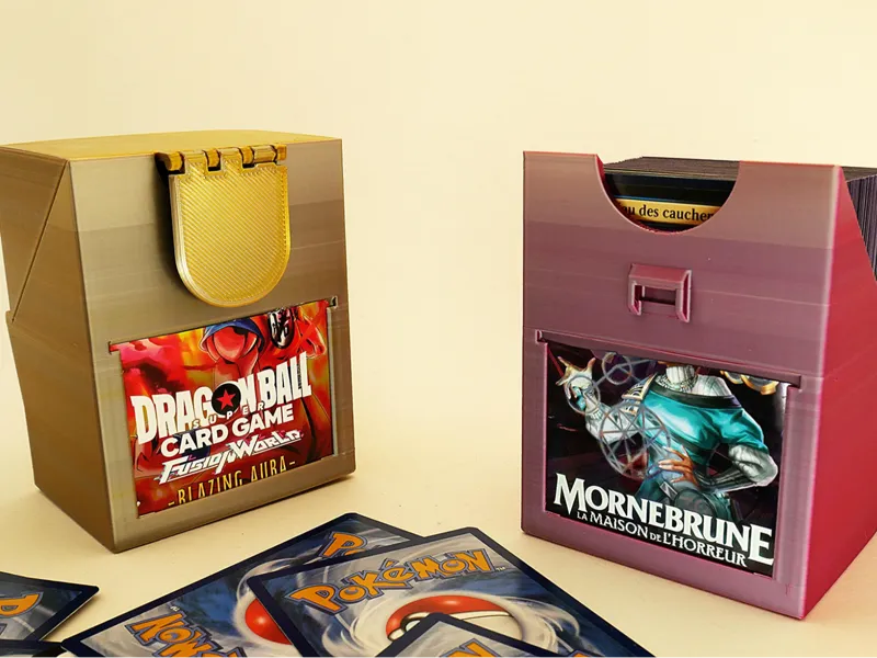 Print-in-place Trading Card Game Deckcase