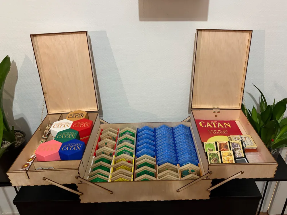 カタンゲーム用ボックス 作成者： Koswick MakerWorld：無料3Dモデルを