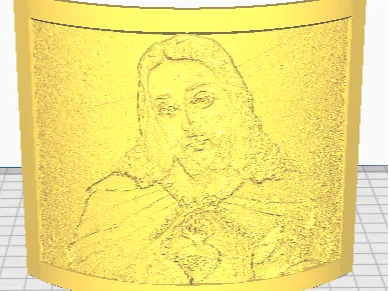Jesus nightlight lithopan