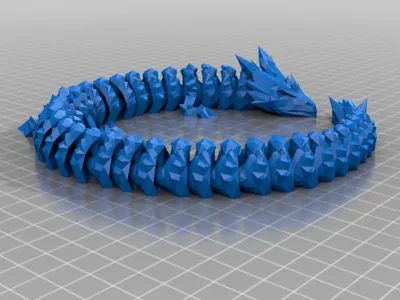 articulated ice dragon