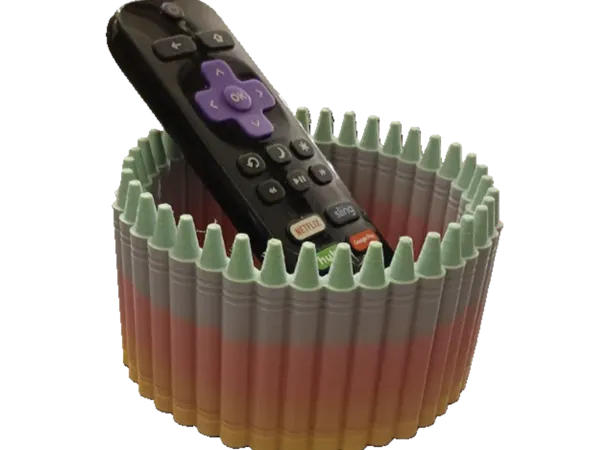 Coupelle multicolore