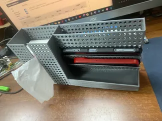 抽纸盒加手机收纳盒
