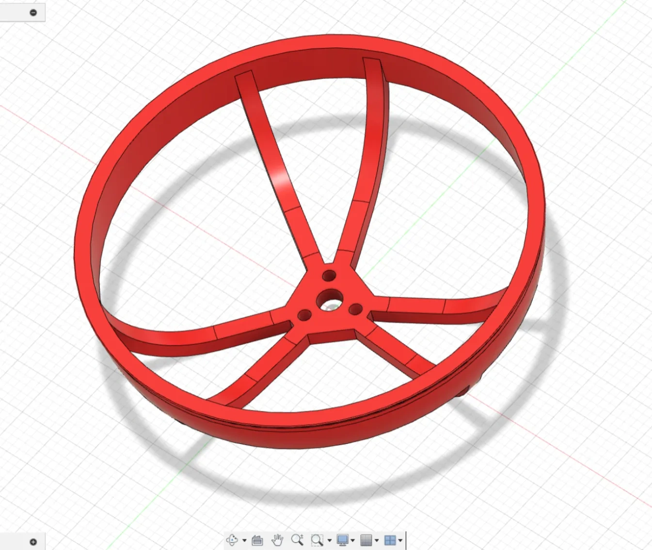 1.8寸穿越机保护圈适配betafpv_metoer75pro的45mm桨叶