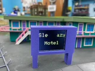 The Simpsons Sleep Easy Motel (Sleazy Motel) 
