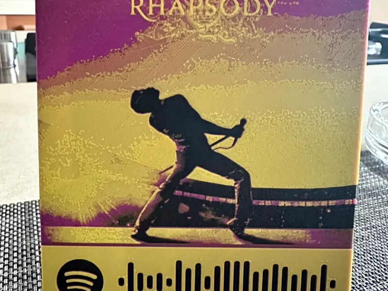 Queen. "Bohemian Rhapsody" (HueForge) Spotify Code