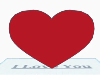 "I Love You" Heart