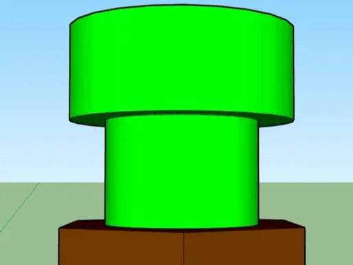 Mario pipe pot plant
