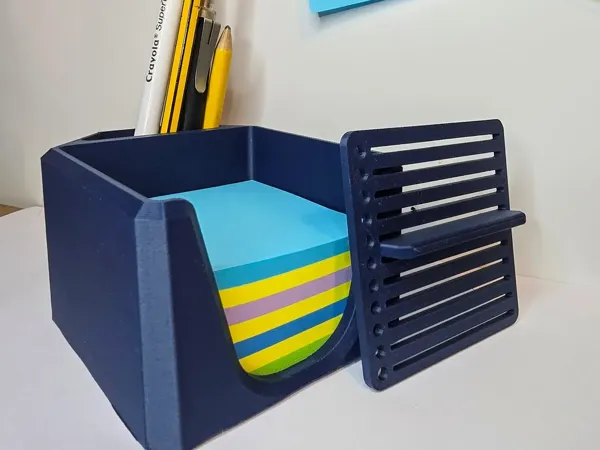 Porte-bloc-notes et porte-stylo