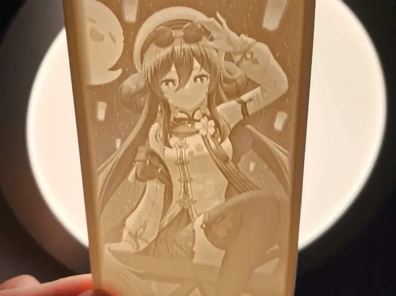 【原神】可莉新年新衣透光浮雕